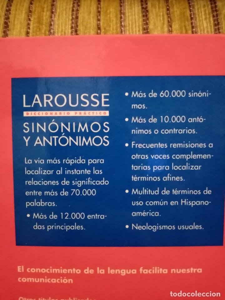 Diccionarios de segunda mano: DICCIONARIO PR&Aacute;CTICO SIN&Oacute;NIMOS Y ANT&Oacute;NIMOS - Foto 4