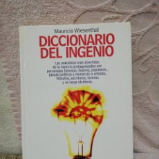 Diccionarios de segunda mano: MAURICIO WIESENTHAL - DICCIONARIO DEL INGENIO - SALVAT 2000. Lote 363310905