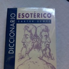 Diccionarios de segunda mano: DICCIONARIO ESOTÉRICO / CARTER SCOTT / PRECINTADO. Lote 364346231