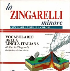 Diccionarios de segunda mano: LO ZINGARELLI MINORE. VOCABOLARIO DELLA LINGUA ITALIANA. CON TAVOLE VISUALL A COLORI - NICOLA ZINGAR. Lote 365620316