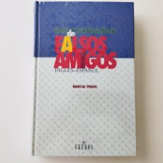 Diccionarios de segunda mano: LIBRO PRECINTADO! DICCIONARIO DE FALSOS AMIGOS ED. GREDOS. MARCIAL PRADO INGLÉS - ESPAÑOL. Lote 365762396