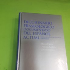Diccionarios de segunda mano: DICCIONARIO FRASEOLÓGICO DOCUMENTADO DEL ESPAÑOL ACTUAL. AGUILAR.. Lote 365871306