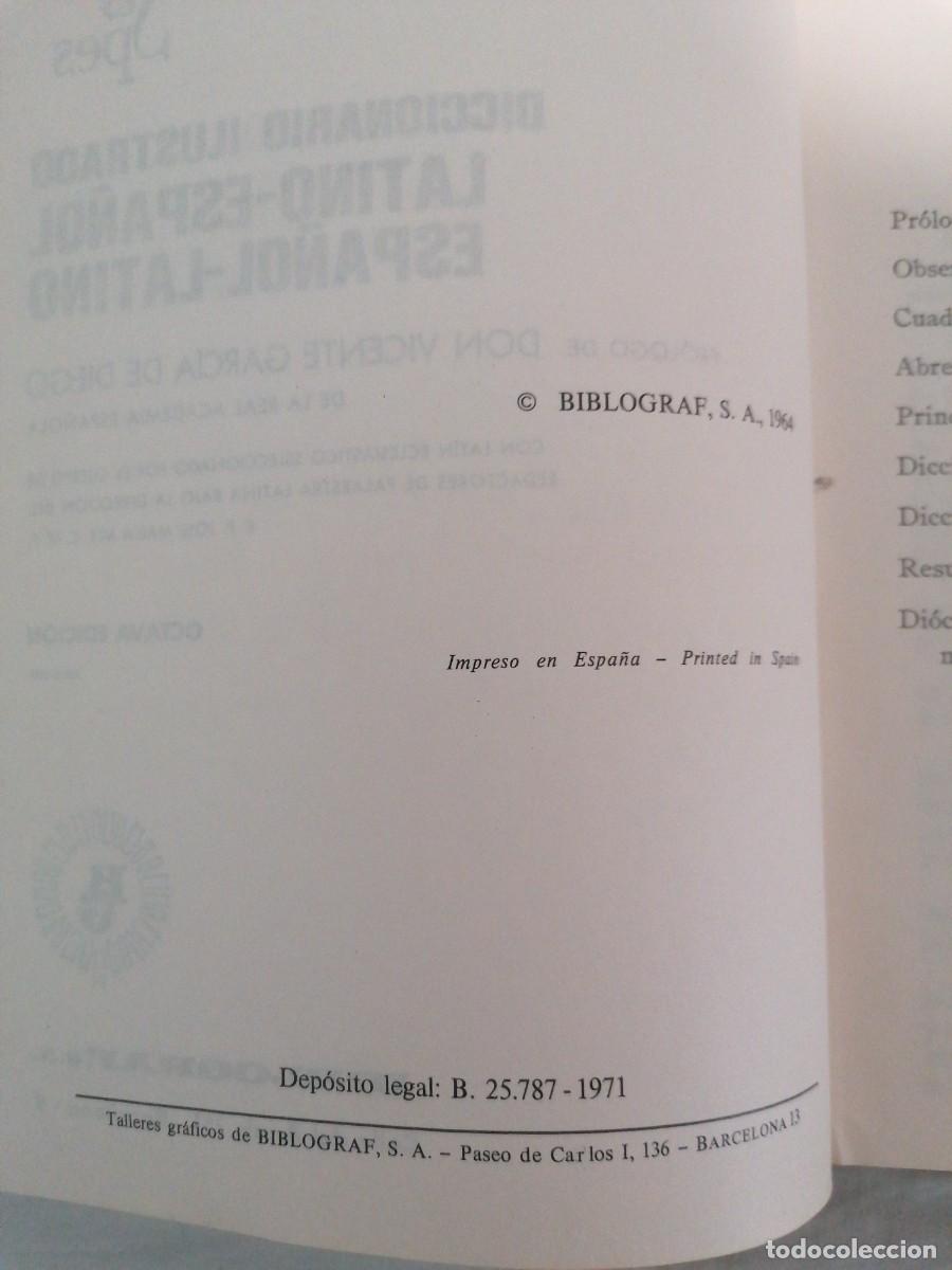 Diccionarios de segunda mano: DICCIONARIO LATIN SPES - Foto 3