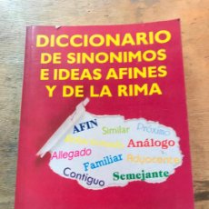 Diccionarios de segunda mano: J. HORTA. DICCIONARIO DE SINÓNIMOS E IDEAS AFINES Y DE LA RIMA.. Lote 366430326