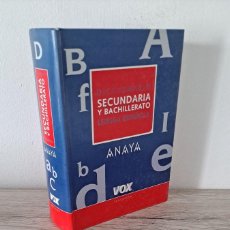 Diccionarios de segunda mano: DICCIONARIO LENGUA ESPAÑOLA - SECUNDARIA Y BACHILLERATO - VOX 2002. Lote 366693851