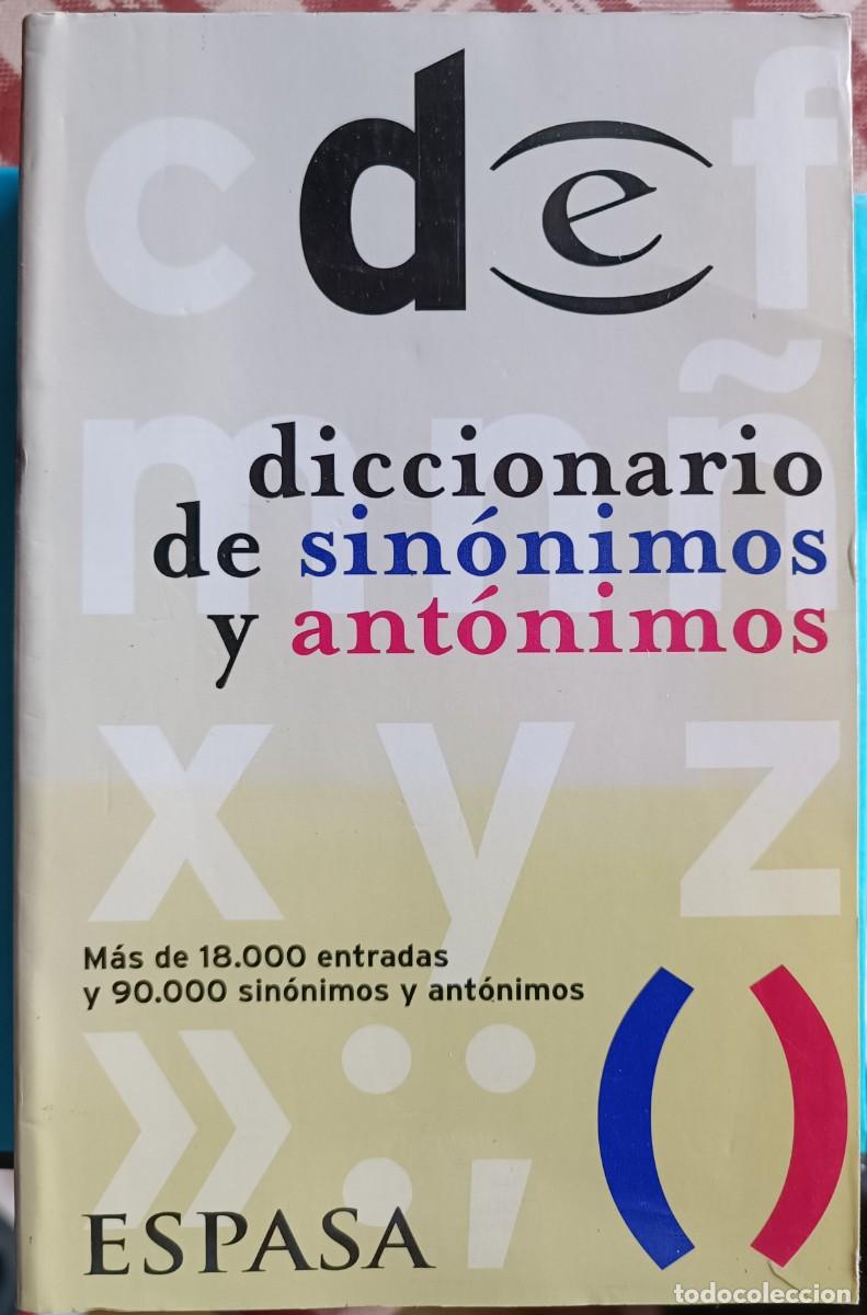 Diccionarios de segunda mano: diccionario de sin&oacute;nimos y ant&oacute;nimos Espasa - Foto 1