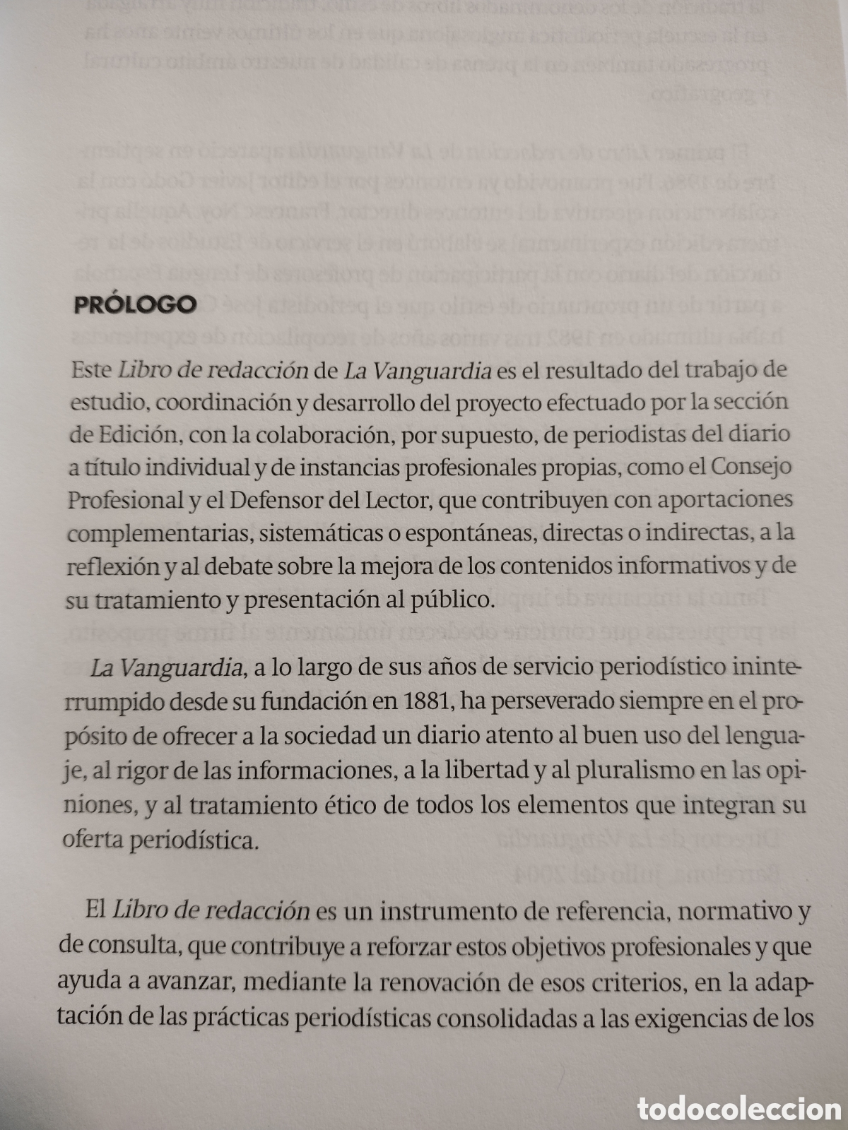 Diccionarios de segunda mano: Libro de redacci&oacute;n, La Vanguardia - Foto 5