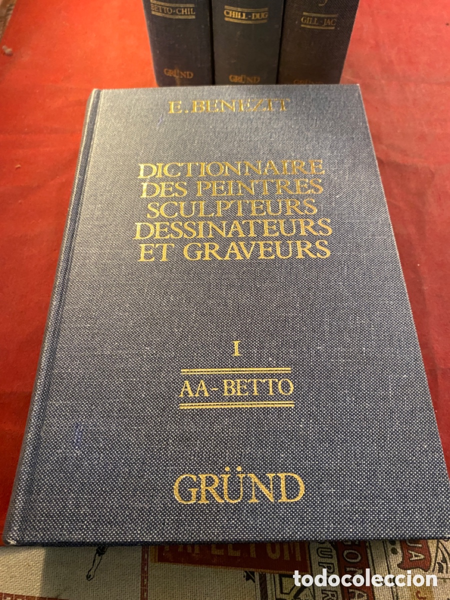 Diccionarios de segunda mano: E.BENEZIT DICTIONNAIRE. TOMOS 1,2,3 y 5. 1976 - Foto 2