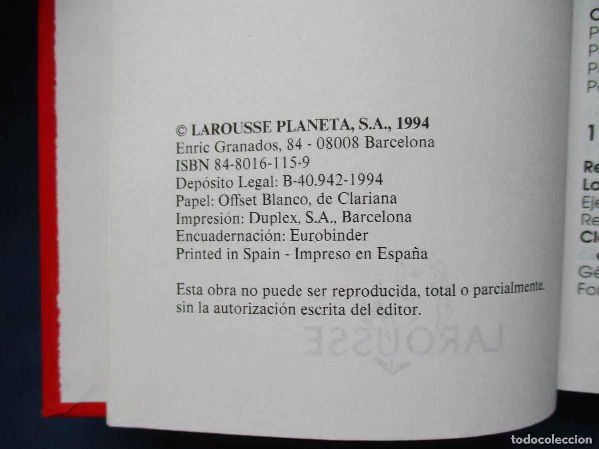 Diccionarios de segunda mano: LAROUSSE &middot; MANUAL PR&Aacute;CTICO / AN&Aacute;LISIS Y COMENTARIO DE TEXTOS 1994 - Foto 3