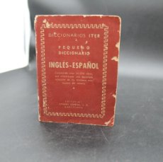 Diccionarios de segunda mano: DICCIONARIO ITER INGLES-ESPAÑOL RAMON SOPENA 1956. Lote 376996764