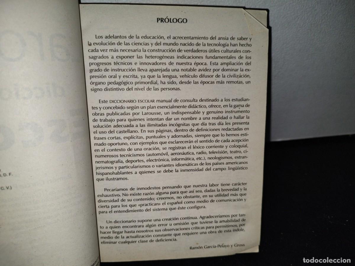 Diccionarios de segunda mano: 46- LAROUSSE DICCIONARIO ESCOLAR - Foto 7