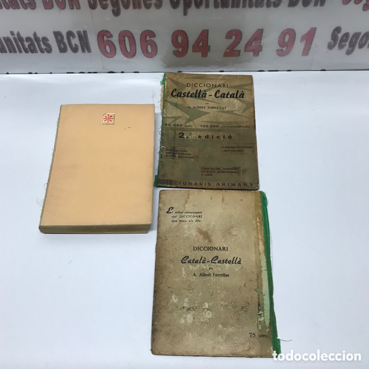 Diccionarios de segunda mano: DICCIONARI CASTELLA- CATALA 1959 - Foto 2