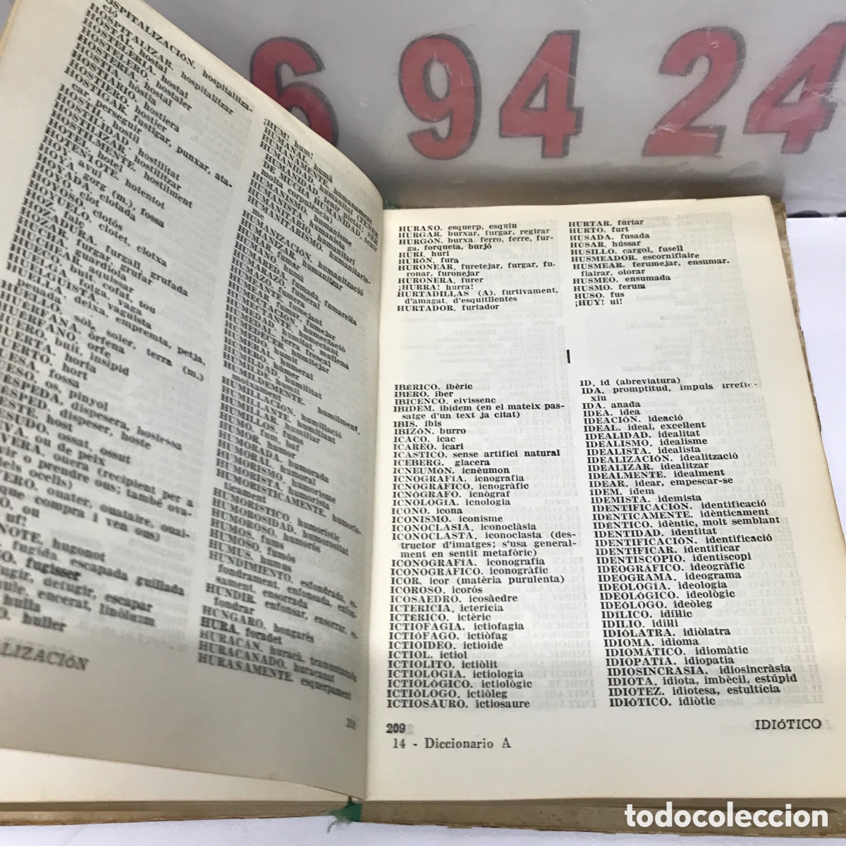 Diccionarios de segunda mano: DICCIONARI CASTELLA- CATALA 1959 - Foto 4