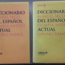 Diccionarios de segunda mano: DICCIONARIO DEL ESPAÑOL ACTUAL. MANUEL SECO. OLIMPIA ANDRÉS. GABINO RAMOS.