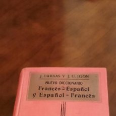 Diccionarios de segunda mano: ANTIGUO DICCIONARIO FRANCÉS-ESPAÑOL Y ESPAÑOL-FRANCÉS. AÑO 1914. Lote 384238489