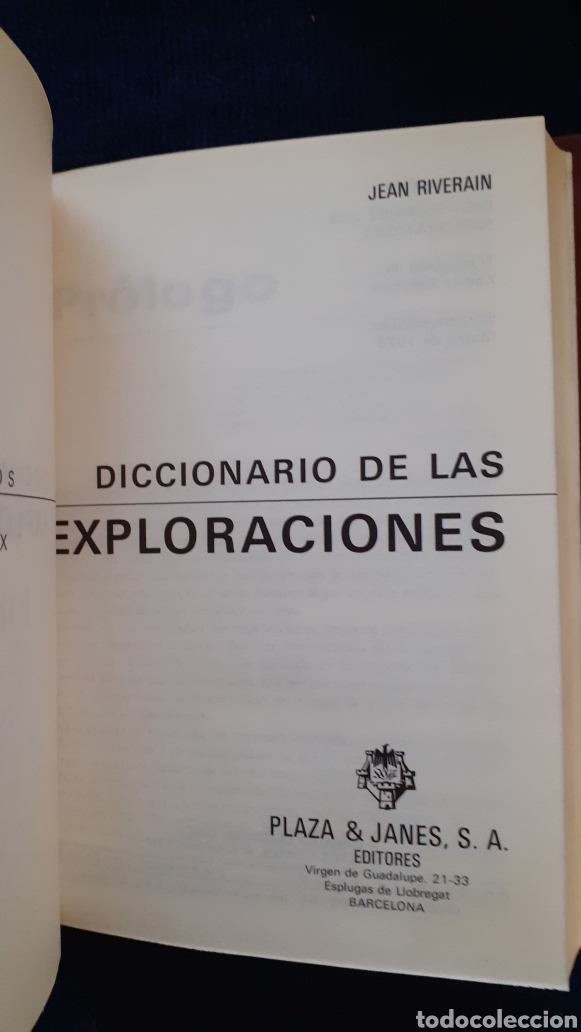 Diccionarios de segunda mano: DICCIONARIO DE LAS EXPLORACIONES - JEAN RIVERAIN - Foto 6