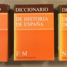 Diccionarios de segunda mano: DICCIONARIO DE HISTORIA DE ESPAÑA. DIRIGIDO POR GERMÁN BLEIBERG. 3 TOMOS (OBRA COMPLETA). Lote 385776799