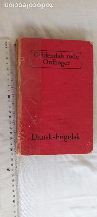 Livres d'occasion: DANSK-ENGELSK. Gyldendals r&oslash;de Ordb&oslash;ger. HERMANN VINTERBERG. 1964 Gyldendal. Diccionario