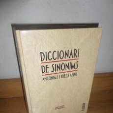 Diccionarios de segunda mano: DICCIONARI DE SINONIMS ANTONIMS I IDEES AFINS - EDITORIAL : BROMERA - DISPONGO DE MAS LIBROS. Lote 388454104