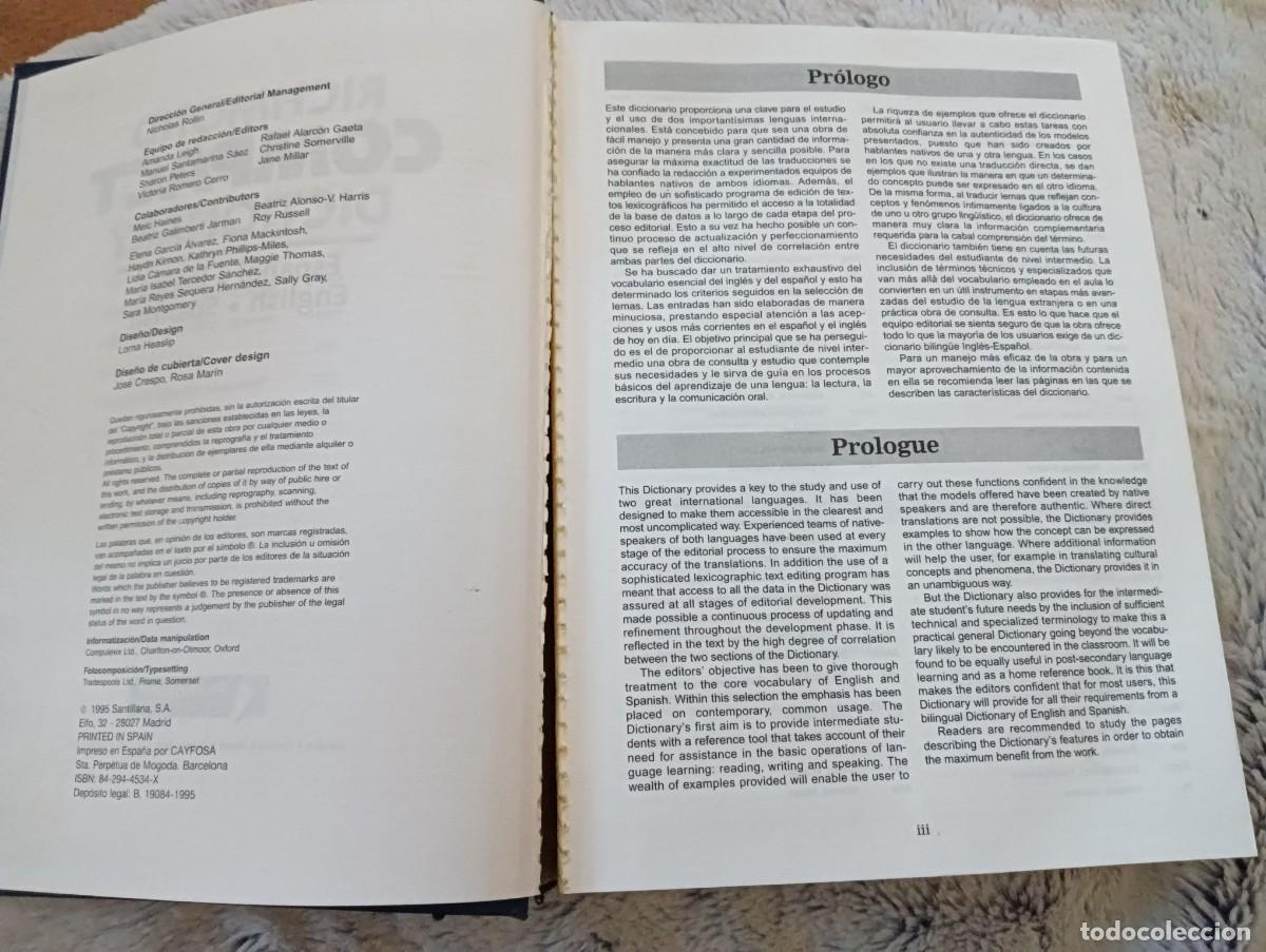 Diccionarios de segunda mano: Richmond Compact dictionary espa&ntilde;ol - ingl&eacute;s - Foto 3