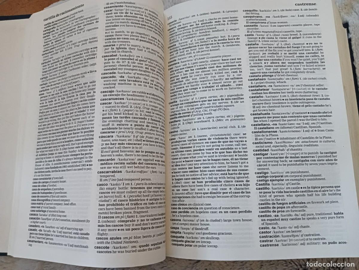 Diccionarios de segunda mano: Richmond Compact dictionary espa&ntilde;ol - ingl&eacute;s - Foto 4