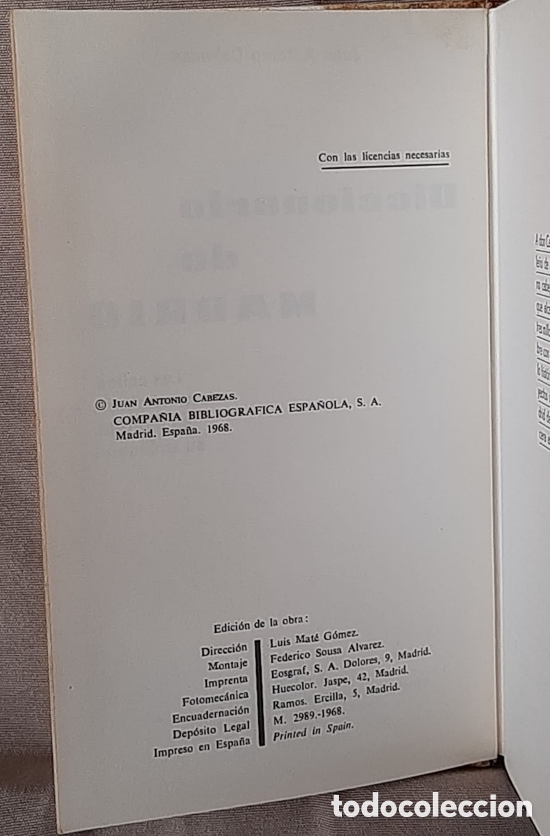Diccionarios de segunda mano: Diccionario de Madrid. J. A. Cabezas. - Foto 8