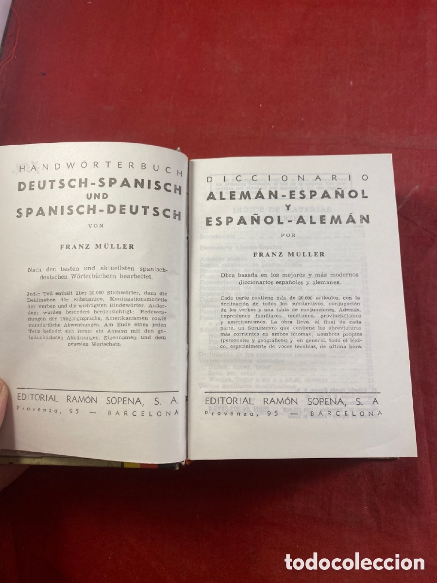Diccionarios de segunda mano: DICCIONARIO ALEM&Aacute;N ESPA&Ntilde;OL M&Uuml;LLER - Foto 3