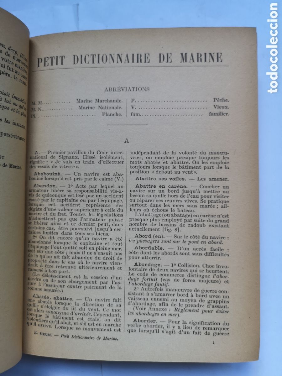 Diccionarios de segunda mano: Diccionario marina en frances - Foto 5