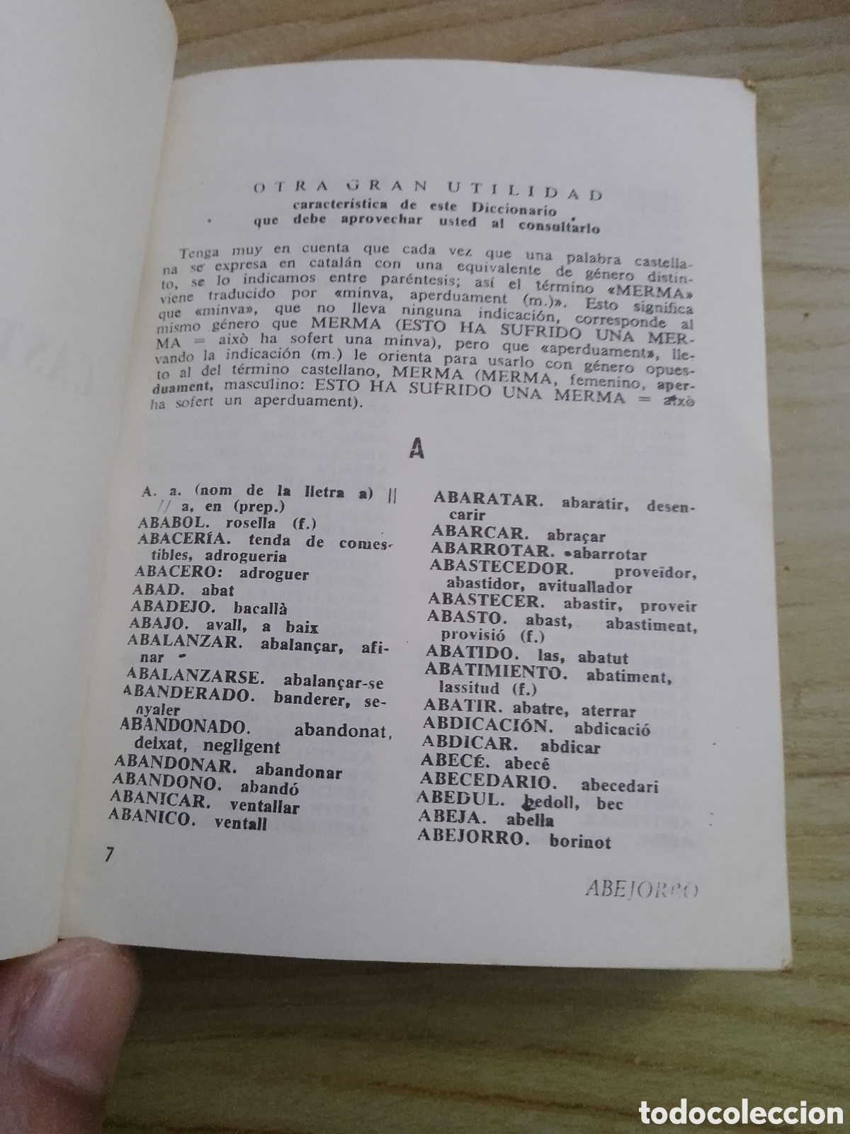 Diccionarios de segunda mano: DICCIONARI b&agrave;sic castell&agrave;-catal&agrave;. - Foto 3
