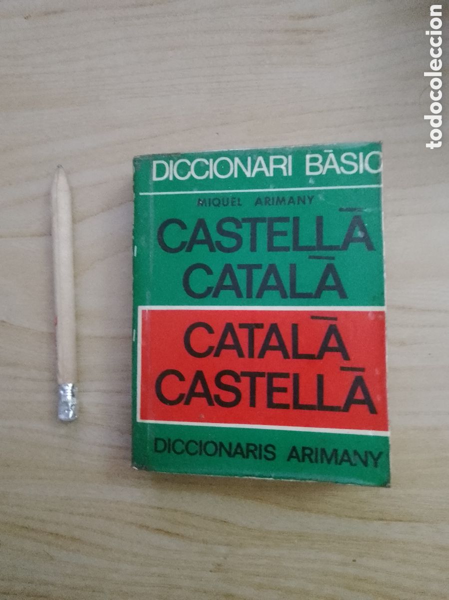 Diccionarios de segunda mano: DICCIONARI b&agrave;sic castell&agrave;-catal&agrave;. - Foto 1