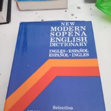 Diccionarios de segunda mano: NEW MODERN SOPENA ENGLISH DICTIONARY. INGLES ESPAÑOL. ESPAÑOL INGLES. EST8B4. Lote 401456369