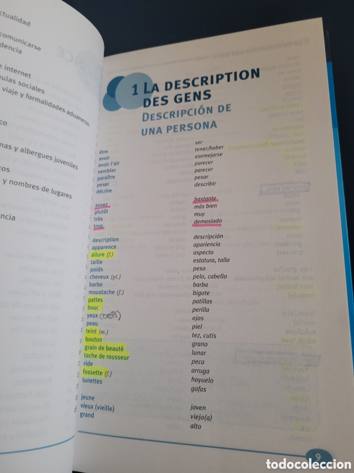 Diccionarios de segunda mano: VOCABULARIO BASICO DEL FRANCES LAROUSSE 2008 - Foto 4