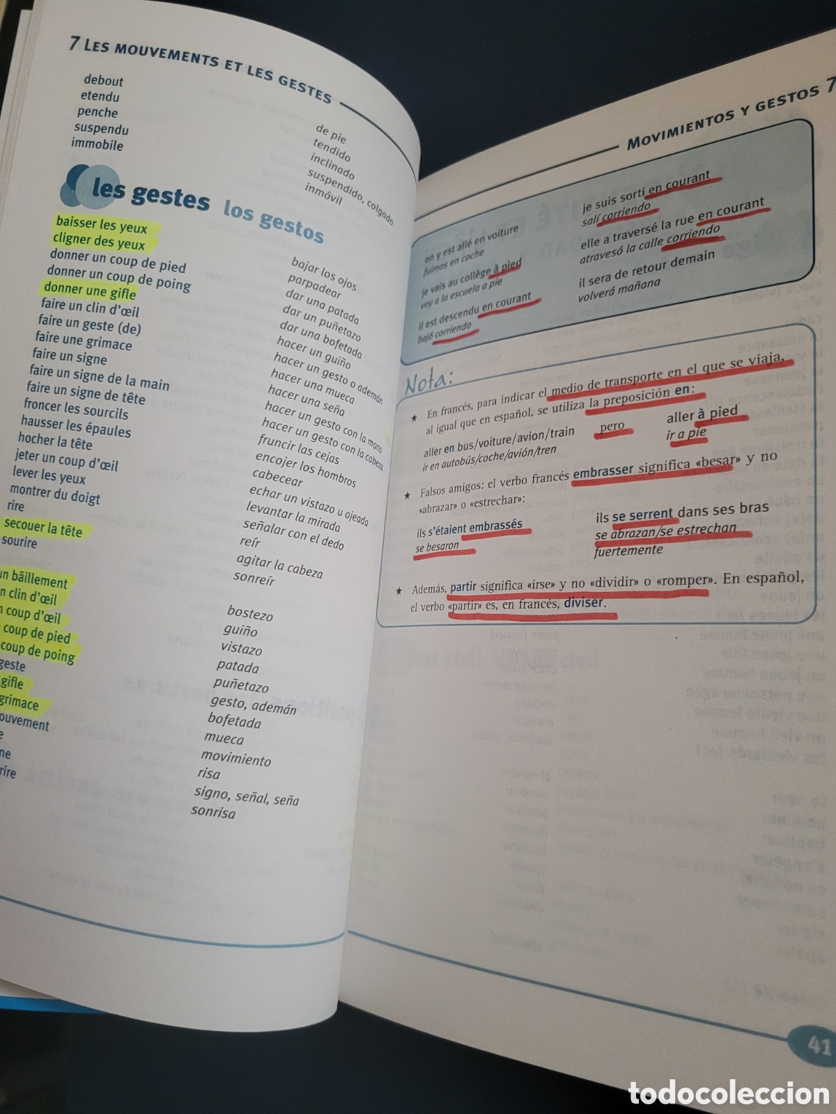 Diccionarios de segunda mano: VOCABULARIO BASICO DEL FRANCES LAROUSSE 2008 - Foto 6