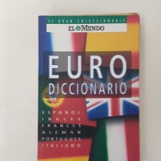 Diccionarios de segunda mano: EURO DICCIONARIO. Lote 402344229