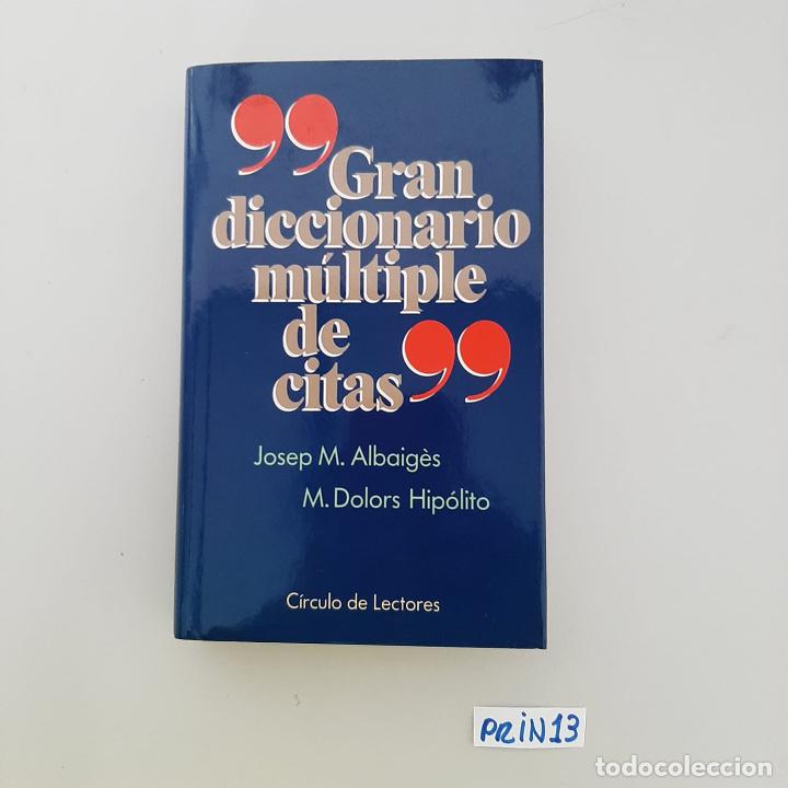 Diccionarios de segunda mano: Gran Diccionario m&uacute;ltiple de citas - Foto 1