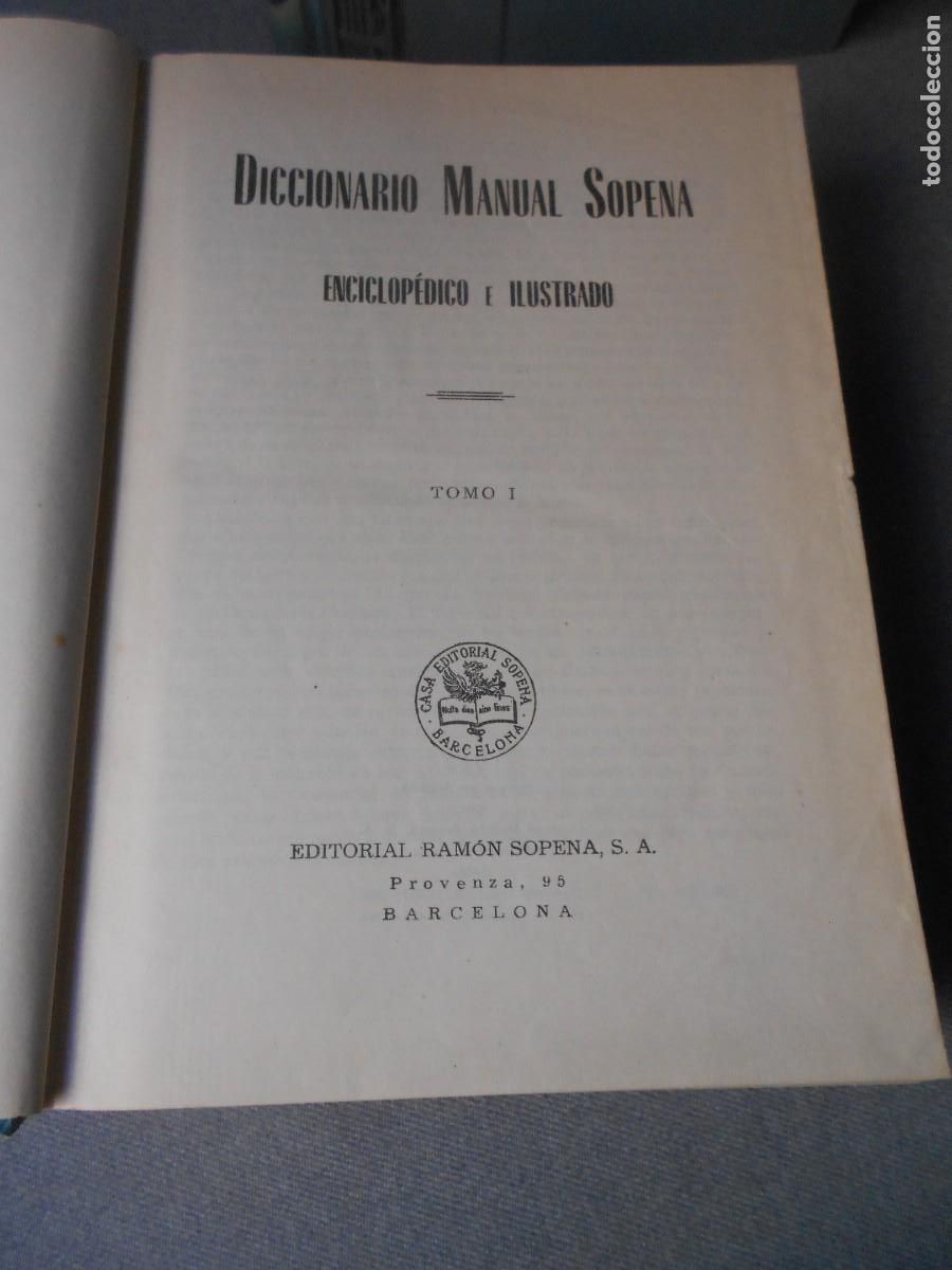 Diccionarios de segunda mano: MANUAL SOPENA - Foto 3