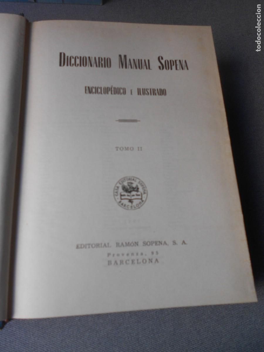 Diccionarios de segunda mano: MANUAL SOPENA - Foto 9