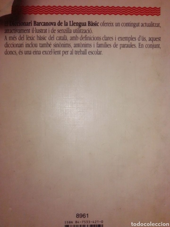 Diccionarios de segunda mano: Diccionario Barcanova de la llengua basic - Foto 2