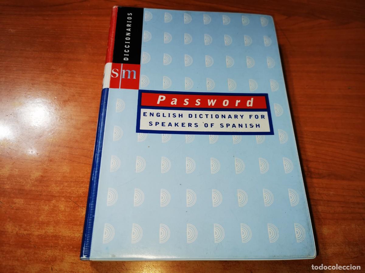 diccionario password english dictionary for spe - Compra venta en