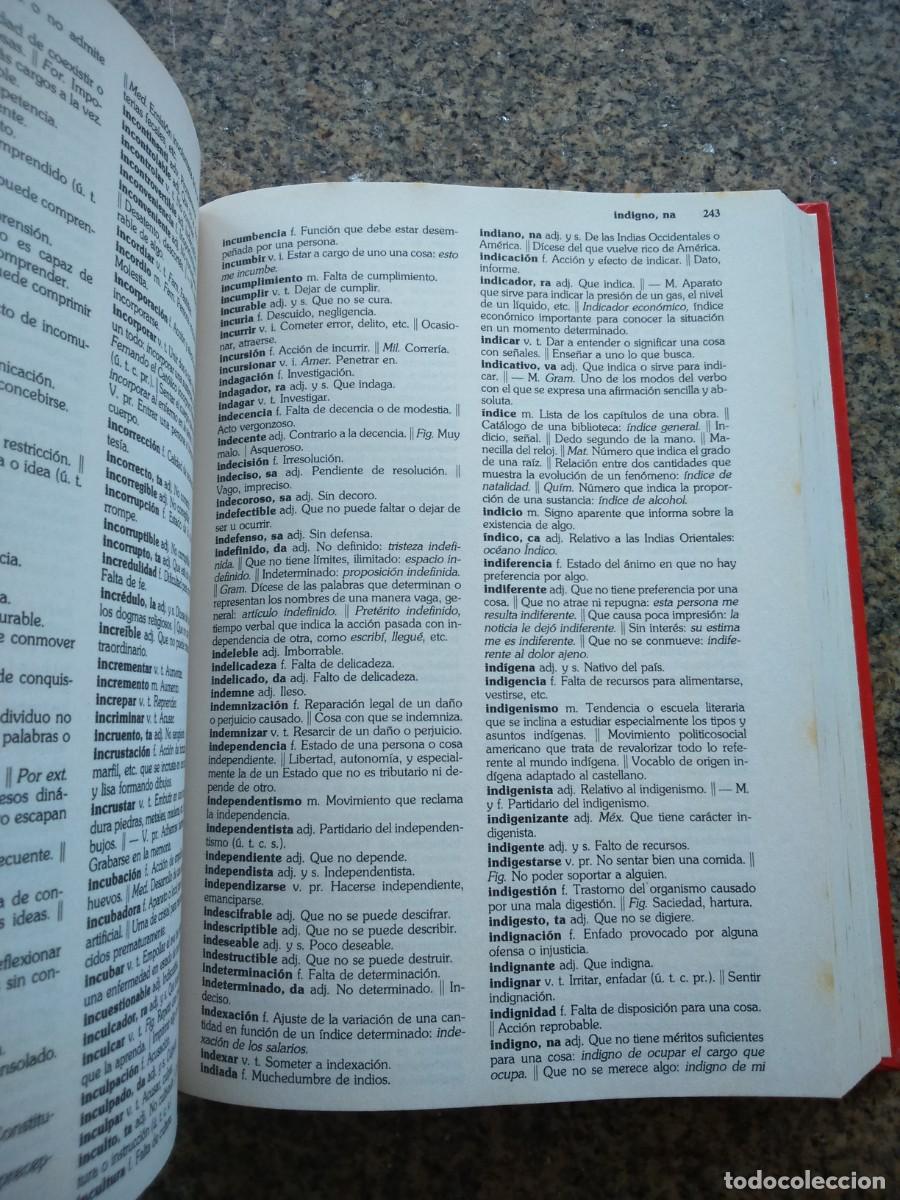 Diccionarios de segunda mano: LAROUSSE DICCIONARIO ESCOLAR -- 1987 -- - Foto 2