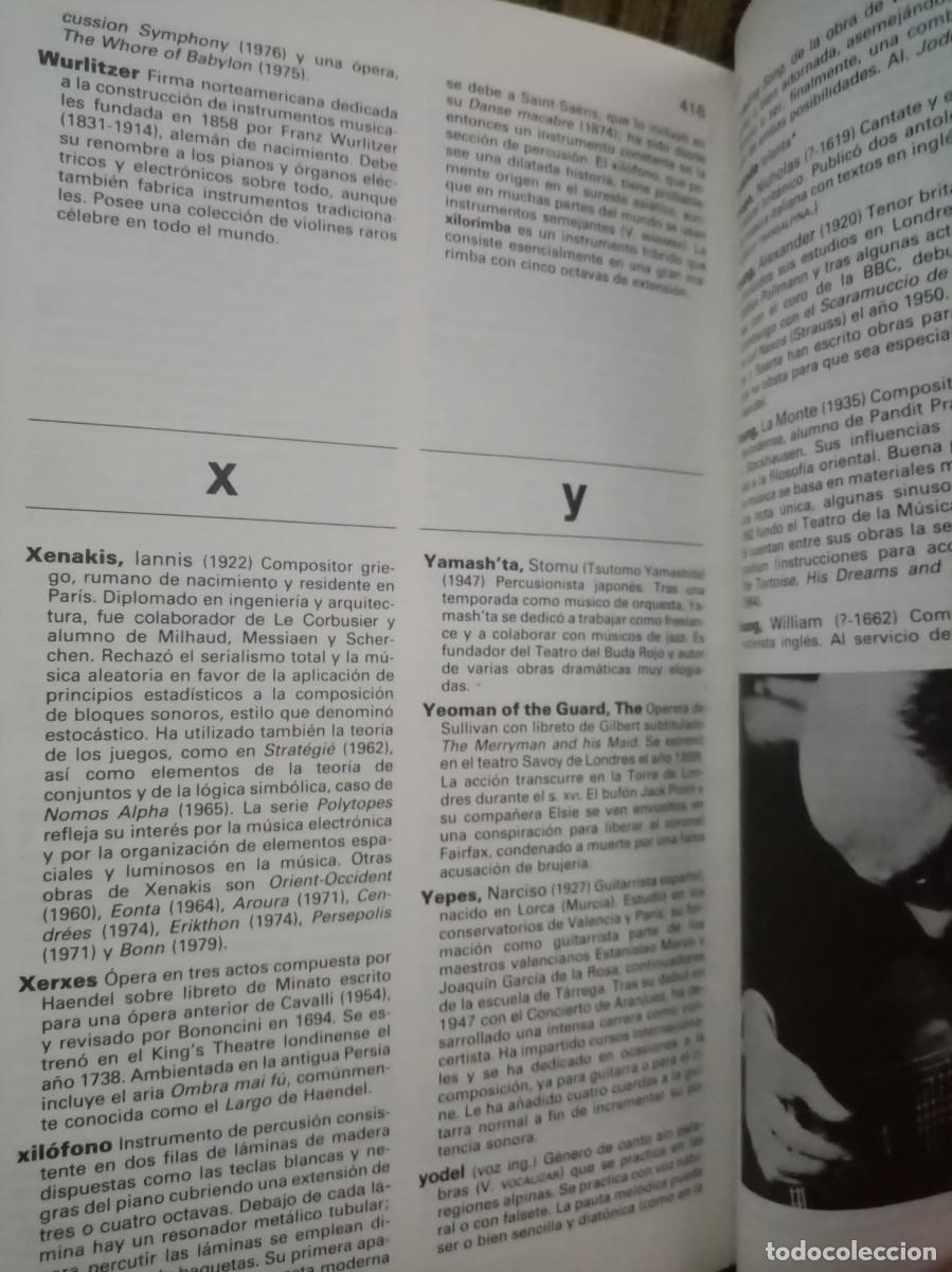 Diccionarios de segunda mano: DICCIONARIO DE M&Uacute;SICA - Foto 10