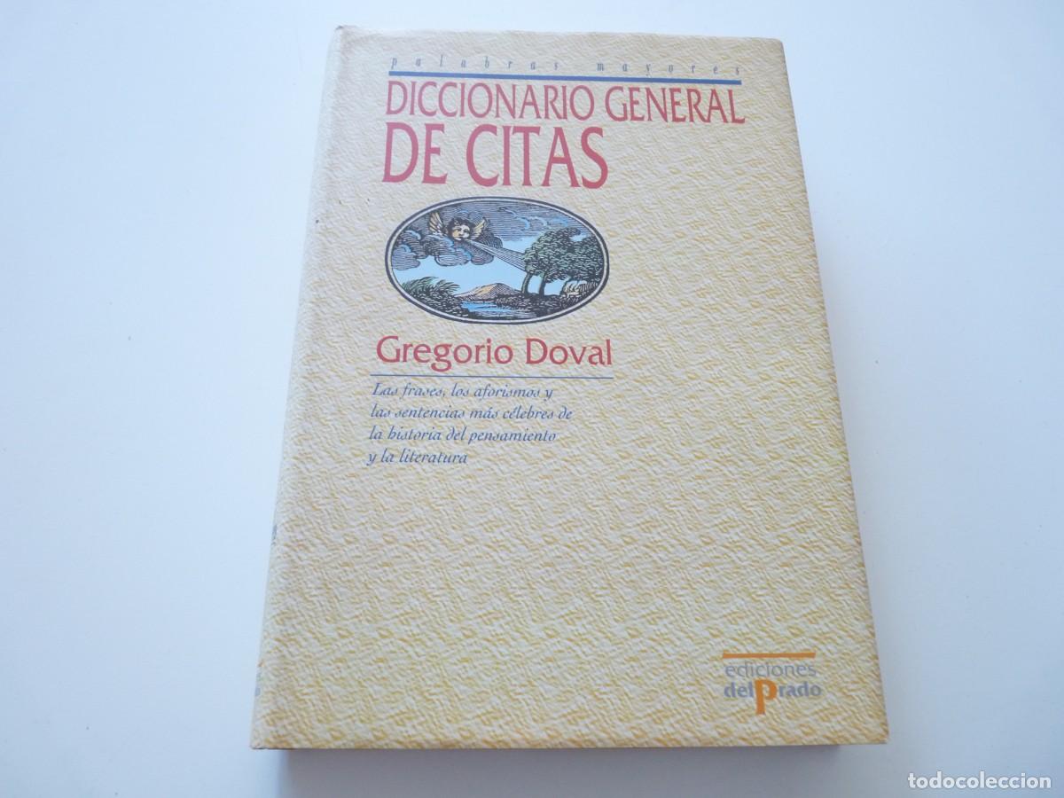 Diccionarios de segunda mano: DICCIONARIO GENERAL DE CITAS GREGORIO DOVAL - Foto 1