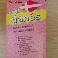 Diccionarios de segunda mano: DICCIONARIO DANES ESPAÑOL ESPAÑOL DANES - 25 VOCES Y 45 ACEPCIONES - SOPENA - VER FOTO