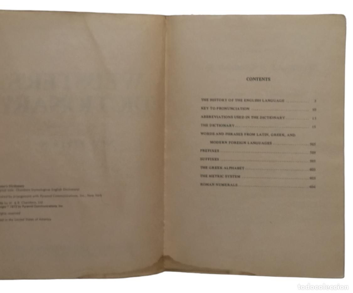 Diccionarios de segunda mano: WEBSTERS DICTIONARY / NEW EDITION / 1972 / BANNER PRESS. - Foto 4