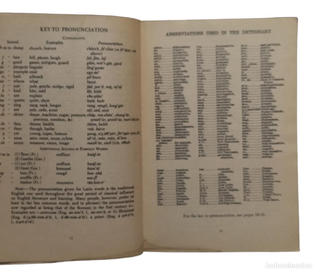 Diccionarios de segunda mano: WEBSTERS DICTIONARY / NEW EDITION / 1972 / BANNER PRESS. - Foto 6