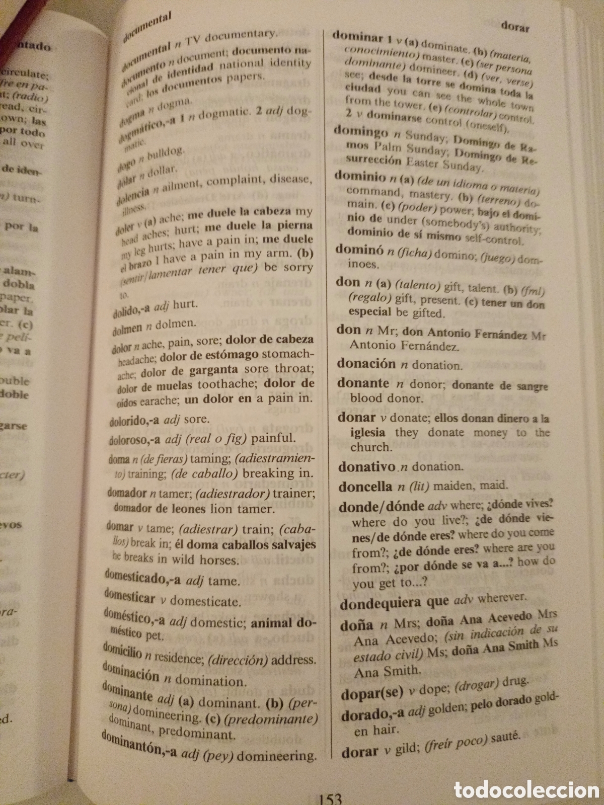 Diccionarios de segunda mano: Diccionario Biling&uuml;e Espa&ntilde;ol-Ingl&eacute;s - Foto 6