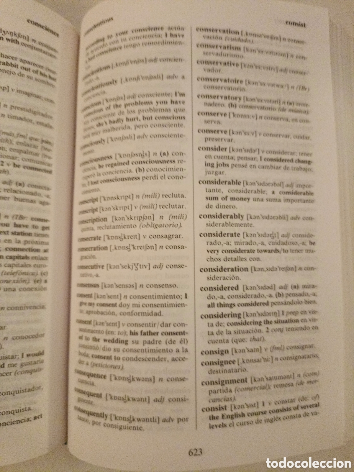 Diccionarios de segunda mano: Diccionario Biling&uuml;e Espa&ntilde;ol-Ingl&eacute;s - Foto 7