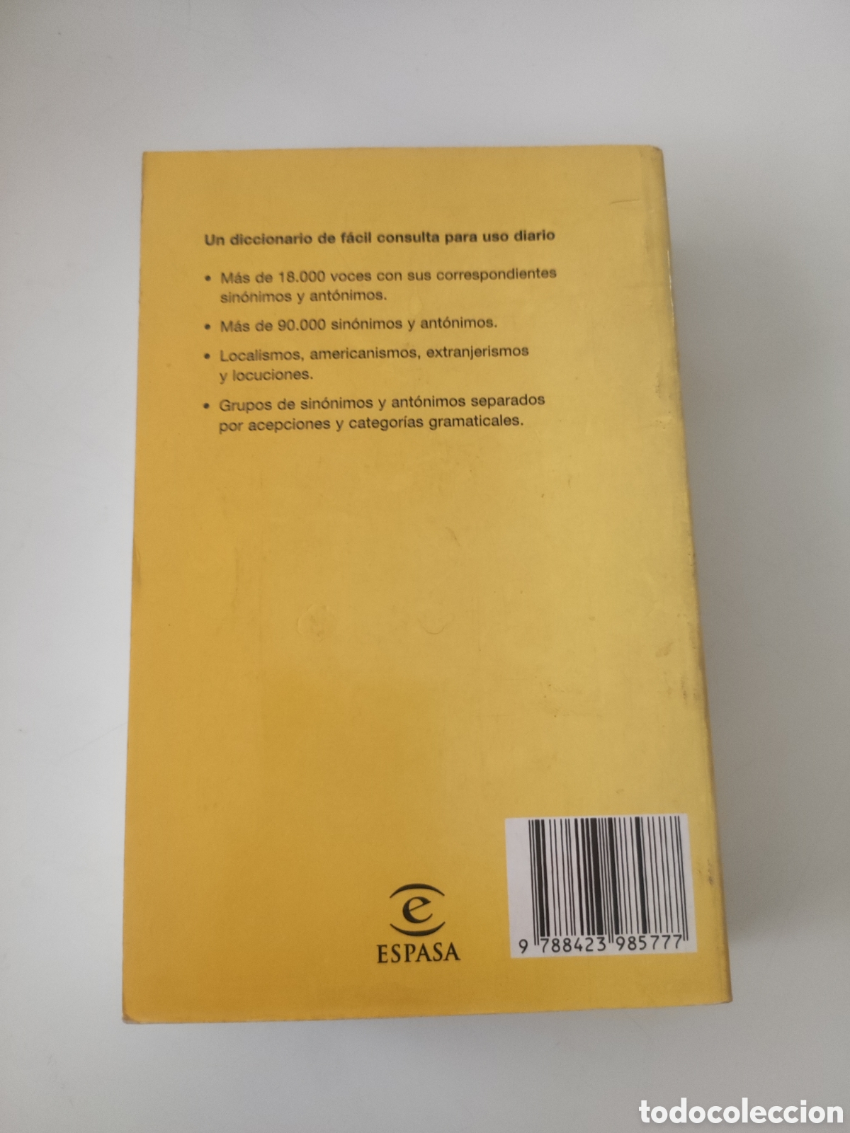 Diccionarios de segunda mano: Diccionario Espasa Sinonimos y Antonimos - Foto 2
