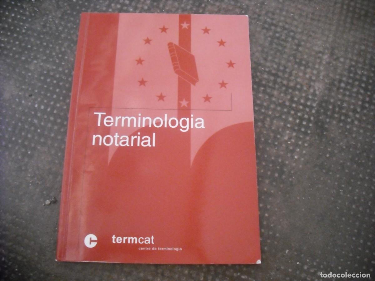 Diccionarios de segunda mano: Terminologia notarial - Foto 1