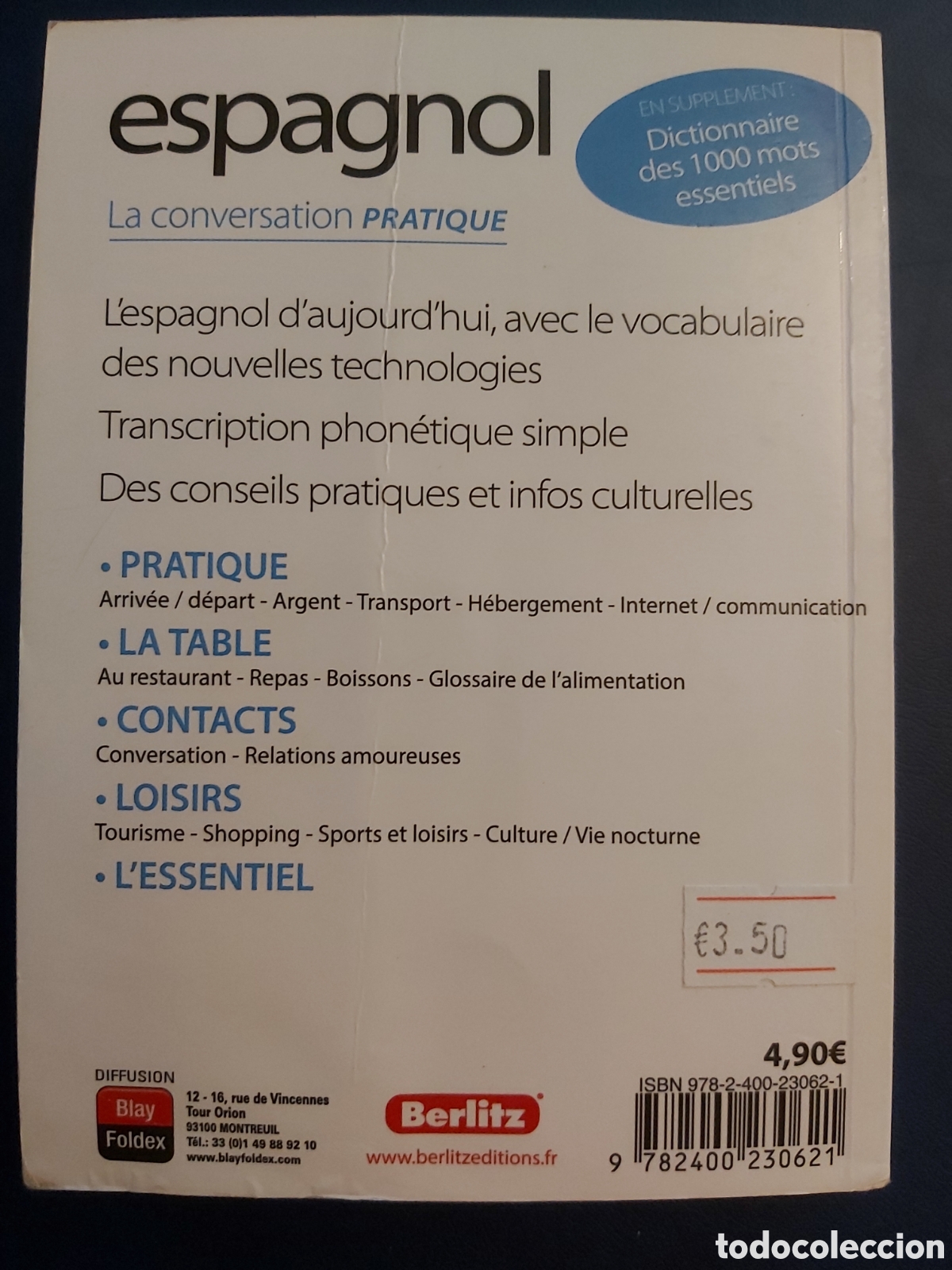 Diccionarios de segunda mano: ESPAGNOL - BERLITZ - FRANC&Eacute;S- 2014 - Foto 7